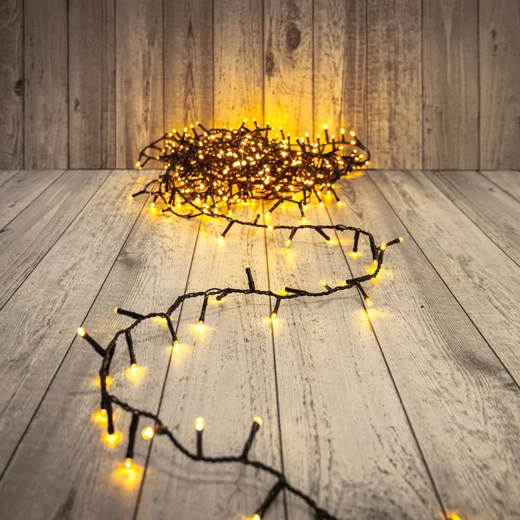 Clusterverlichting warm goud
