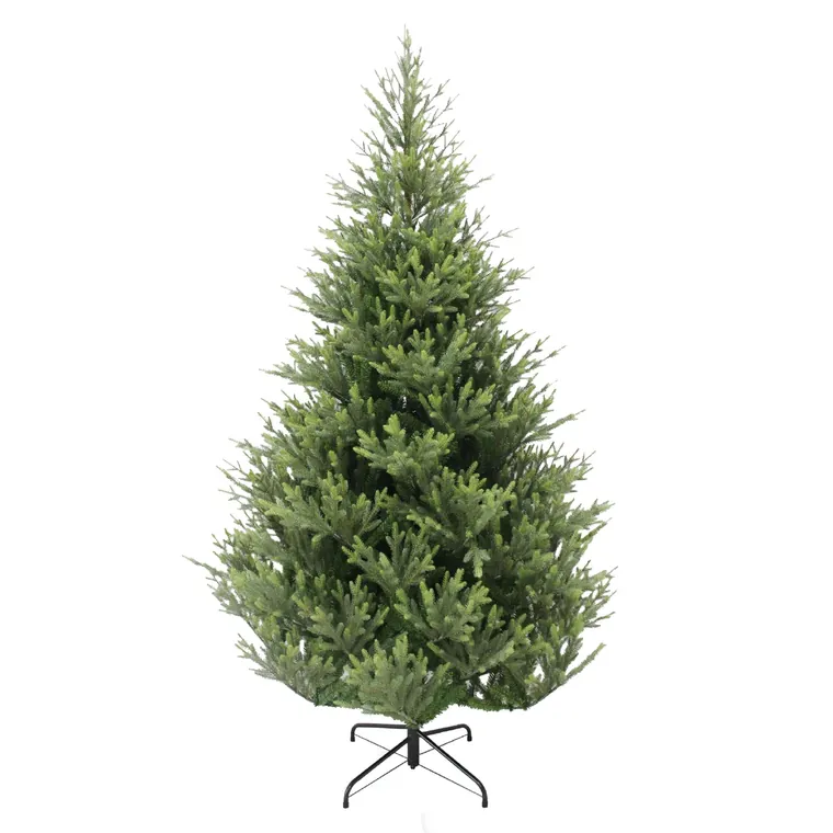 Kunstkerstboom natuurgetrouw, lichtgroen
